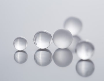 glass balls-typ-P-frosted-mixing beads-locking ball