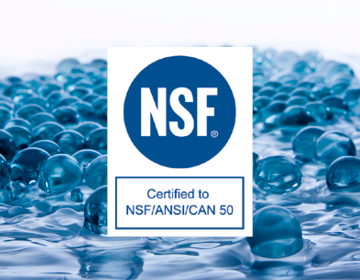 Als weltweit erstem Hersteller von Glaskugeln ist es uns gelungen, für unsere SiLibeads Typ S eine Zertifizierung nach dem NSF/ANSI/CAN 50 Standard zu erreichen.